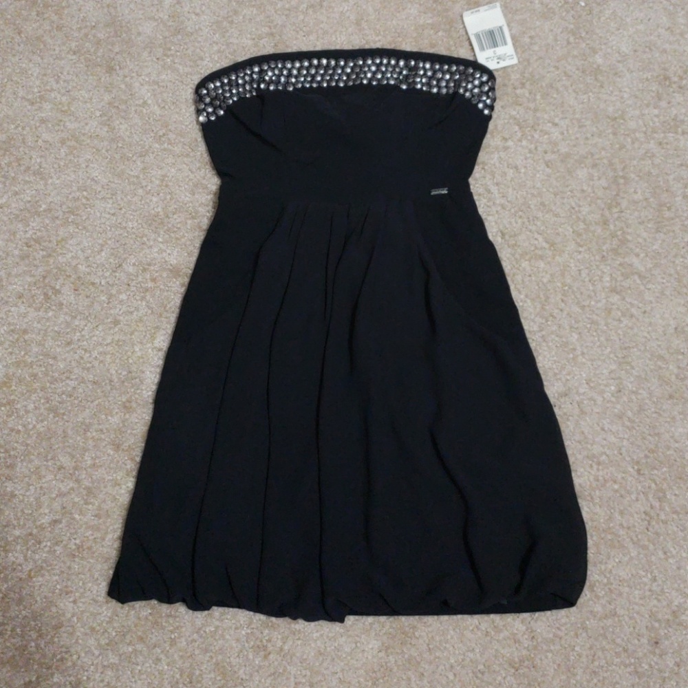 Guess jet black mini dress